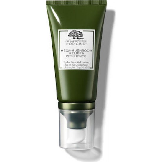 Origins Mega-Mushroom Relief & Resilience Hydra Burst Gel Lotion Αναζωογονητική & Ενυδατική Λοσιόν Προσώπου - Καταπραύνει την Ευαίσθητη Επιδερμίδα, 50ml
