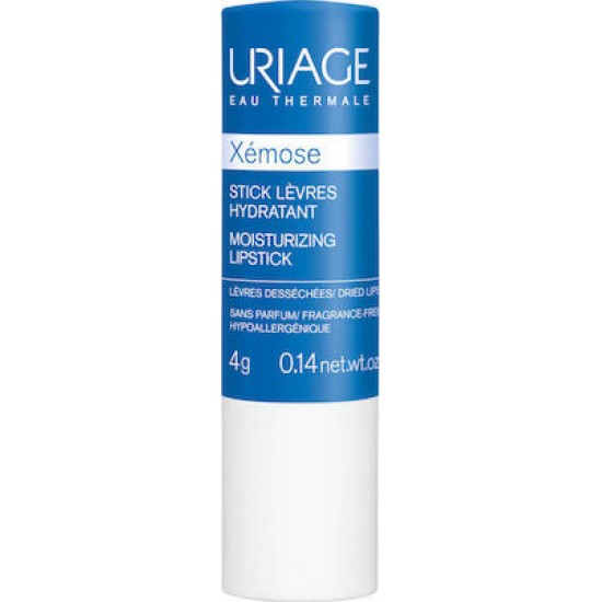 Uriage Xemose Moisturizing Lipstick Ενυδατώνει τα χείλη & τα προστατεύει από εξωτερικές επιθέσεις 4g