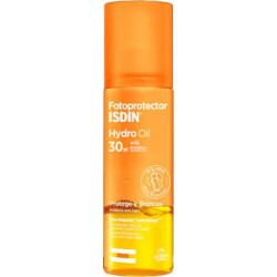 ISDIN Fotoprotector Hydro Oil SPF30 - Αντηλιακό σώματος που ενισχύει το μαύρισμα, 200ml