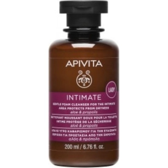 APIVITA - INTIMATE CARE Lady Απαλό Υγρό Καθαρισμού Ευαίσθητης Περιοχής για Προστασία από την Ξηρότητα με αλόη & πρόπολη 200ml APIVITA - INTIMATE CARE Lady Απαλό Υγρό Καθαρισμού Ευαίσθητης Περιοχής για Προστασία από την Ξηρότητα με αλόη & πρόπολη 200ml