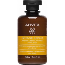 APIVITA - Nourish & Repair Shampoo with Olive & Honey, 250ml