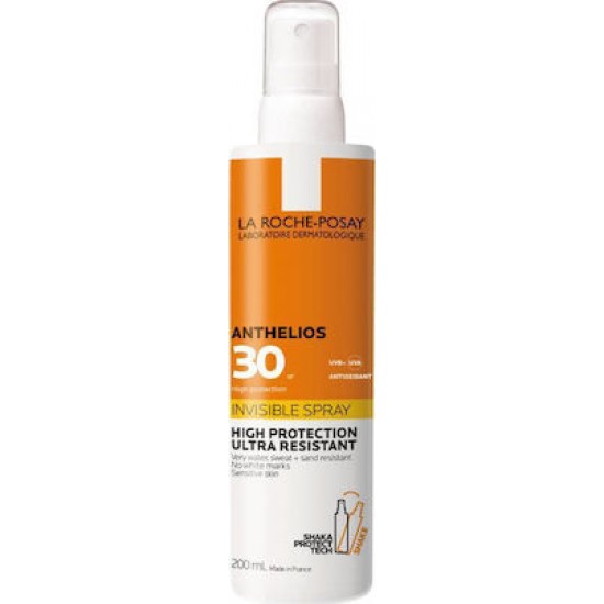 La Roche Posay Anthelios Invisible SPF30 Αντηλιακό Spray Σώματος 200ml