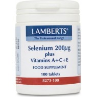 Lamberts Selenium 200μg plus A+C+E 100 ταμπλέτες