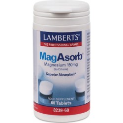 Lamberts - Mag Asorb - 60 TABLETS