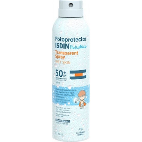 Isdin Fotoprotector Pediatrics Spray Transparent Wet Skin SPF50, 250ml