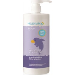 HELENVITA Υγρό Καθαρισμού Για Σώμα & Μαλλιά με άρωμα Talc (1000ml)