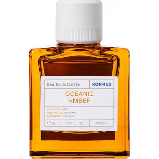 Korres Oceanic Amber Eau De Toilette, 50ml Korres Oceanic Amber Eau De Toilette, 50ml