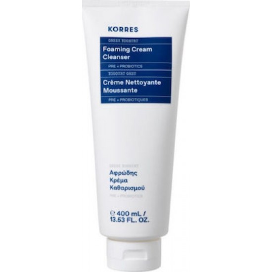 Korres Greek Yoghurt Foaming Cream Cleanser Αφρώδης Κρέμα Καθαρισμού Γιαούρτι 400ml Korres Greek Yoghurt Foaming Cream Cleanser Αφρώδης Κρέμα Καθαρισμού Γιαούρτι 400ml