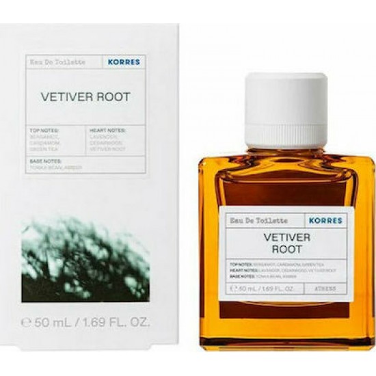 Korres Eau de Toilette Vetiver Root - Ανδρικό άρωμα, 50ml