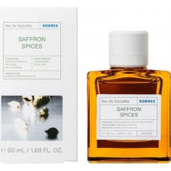 Korres Eau de Toilette Saffron Spices - Men's perfume, 50ml
