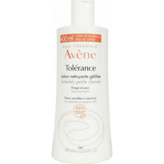 Avene Tolerance Extremely Gentle Cleanser Face & Eyes Λοσιόν καθαρισμού και ντεμακιγιάζ 400ml Avene Tolerance Extremely Gentle Cleanser Face & Eyes Λοσιόν καθαρισμού και ντεμακιγιάζ 400ml