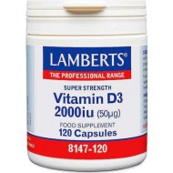 Lamberts D3 2000iu (50mg) 120 caps