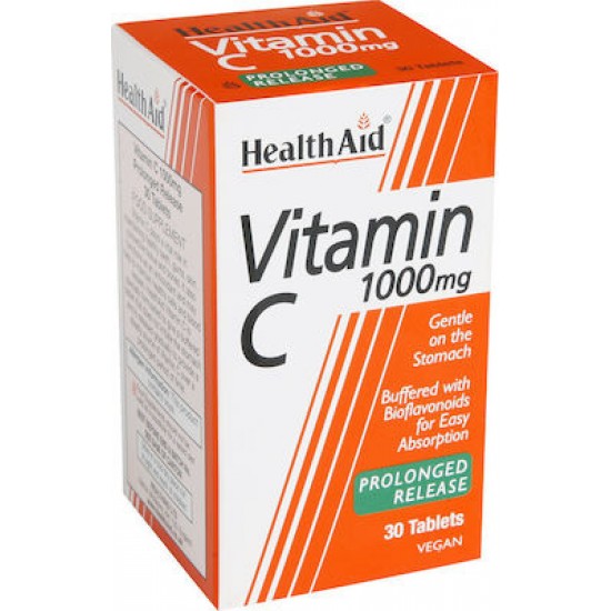 HEALTH AID - Vitamin C 1000mg Prolonged Release tabs 30s HEALTH AID - Vitamin C 1000mg Prolonged Release tabs 30s