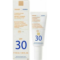 Korres Yoghurt Sunscreen Face Sunscreen with Color SPF30, 40ml
