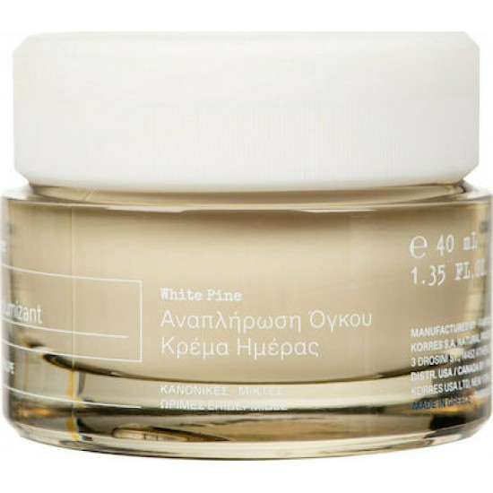 Korres Λευκή Πεύκη Κρέμα Ημέρας Αναπλήρωσης Όγκου για Κανονικές/Μικτές & Ώριμες Επιδερμίδες 40ml