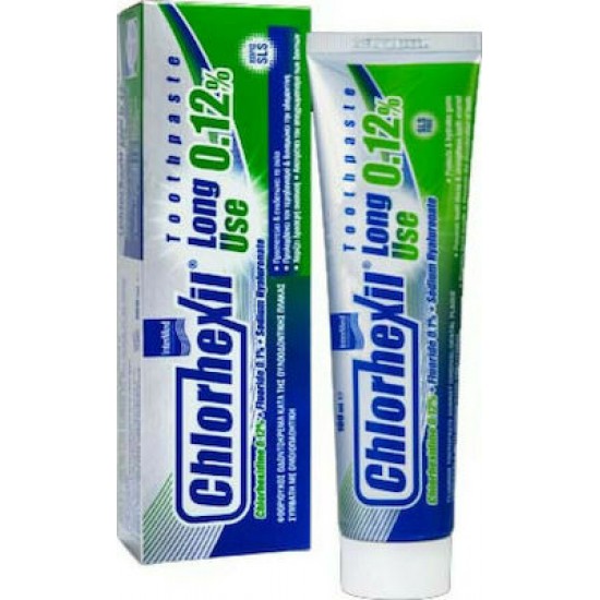 Intermed Chlorhexil 0.12% Toothpaste Long Use Κατά της Ουλοδοντικής Πλάκας 100ml