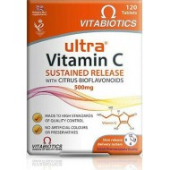 Vitabiotics Ultra Vitamin C Sustained Release with Citrus Bioflavonoids 500mg 60 κάψουλες