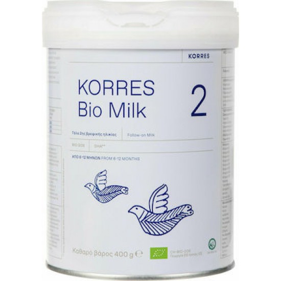 Korres Γάλα σε Σκόνη Bio Milk 2 6m+ 400gr
