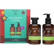 Apivita Promo Uplift Your Mood Tonic Mountain Tea Shower Gel 250ml & Tonic Mountain Tea Body Lotion 200ml
