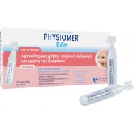PHYSIOMER - UNIDOSES ΑΜΠΟΥΛΕΣ ΓΙΑ ΒΡΕΦΗ με αλατούχο διάλυμα για τα μάτια και τη μύτη, 30 αμπούλες x 5ml