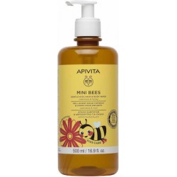 Apivita Baby Shower Gel & Shampoo "Mini Bees" with Calendula in Gel Form 500ml