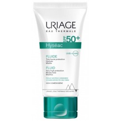 Uriage Hyseac Fluide SPF50+ Λεπτόρευστη Αντηλιακή Κρέμα για Μικτές Λιπαρές Επιδερμίδες με Ματ Αποτέλεσμα 50ml
