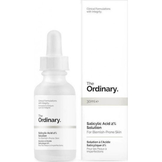 The Ordinary Salicylic Acid 2% Solution Απολεπιστικό Ενυδατικό & Αντιγηραντικό Serum Προσώπου με Σαλικυλικό Οξύ 30ml