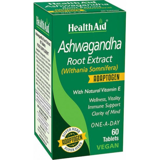 Health Aid Ashwagandha Root Extract 60 ταμπλέτες
