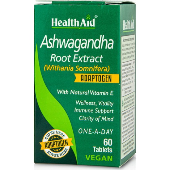 Health Aid Ashwagandha Root Extract 60 ταμπλέτες