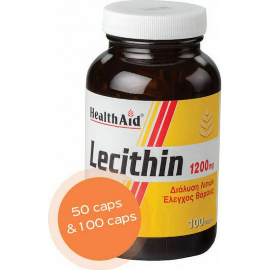 Health Aid Lecithin 1200mg 50 κάψουλες