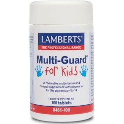Lamberts Multi-Guard For Kids Πολυβιταμίνη για Ενέργεια & Ενίσχυση του Ανοσοποιητικού 30 ταμπλέτες