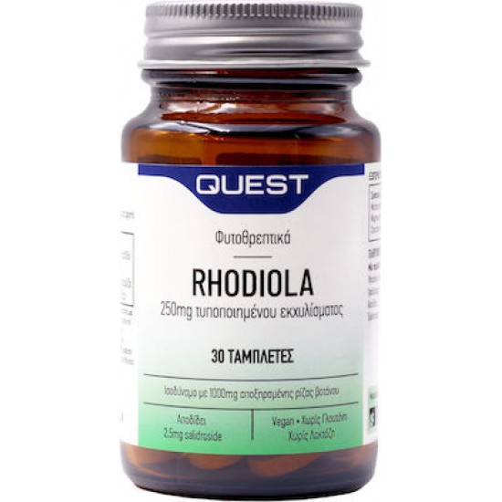 Quest - RHODIOLA 250mg Extract 30TABS Quest - RHODIOLA 250mg Extract 30TABS