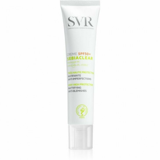SVR Laboratoire Dermatologique Sebiaclear Αντηλιακή Κρέμα Προσώπου SPF50 40ml