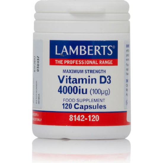 Lamberts - VITAMIN D - 4000 IU, 120 TABLETS Lamberts - VITAMIN D - 4000 IU, 120 TABLETS