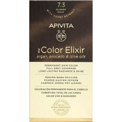 Apivita My Color Elixir Νο 7.3 Βαφή Μαλλιών Ξανθό Χρυσό με Έλαια Άργκαν, Αβοκάντο & Ελιάς, 1τεμ