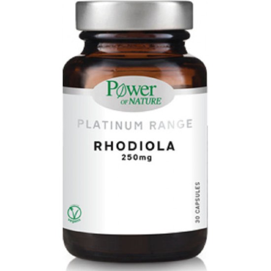 Power Of Nature Platinum Range Rhodiola 250mg 30 κάψουλες Energy