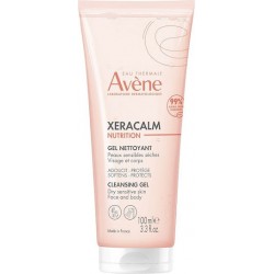 Eau Thermale Avène Xeracalm Nutrition Gel Καθαρισμού Προσώπου 100ml