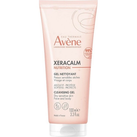Eau Thermale Avène Xeracalm Nutrition Gel Καθαρισμού Προσώπου 100ml