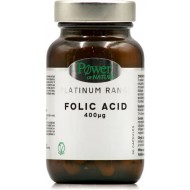 Power Of Nature Platinum Range Folic Acid Βιταμίνη για την Υγεία του Νευρικού Συστήματος 400mcg 30 κάψουλες