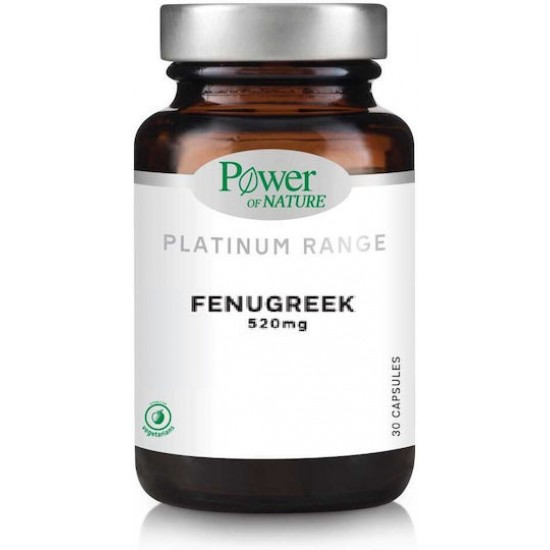 Power Of Nature Platinum Range Fenugreek 520mg 30 κάψουλες