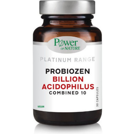 Power Health Platinum Range Probiozen Billion Acidophilus Combined 10 Προβιοτικά 20mg 30 κάψουλες