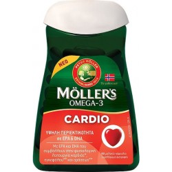 Moller's Omega-3 Cardio Μουρουνέλαιο και Ιχθυέλαιο 60 μαλακές κάψουλες