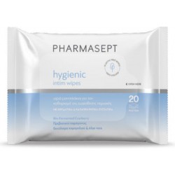 Pharmasept Hygienic Intim Wipes, Υγρά Μαντηλάκια Για Την Ευαίσθητη Περιοχή 20τμχ.