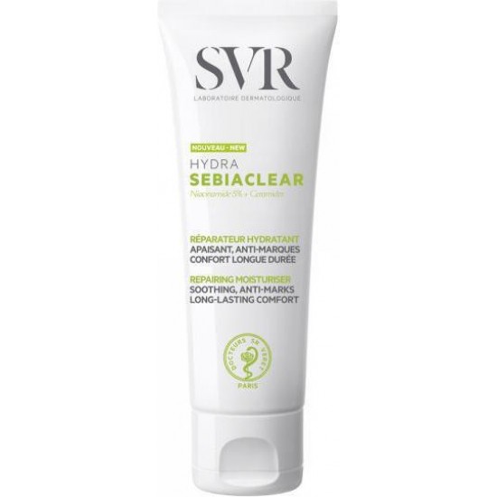 SVR Laboratoire Dermatologique Sebiaclear 48ωρη Ενυδατική Κρέμα Προσώπου με Ceramides 40ml
