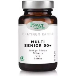  Power Of Nature Platinum Range Multi Senior 50+ Πολυβιταμίνη για Ενέργεια 30 ταμπλέτες 