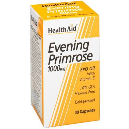 Health Aid Evening Primrose Oil 1000mg Συμπλήρωμα για την Εμμηνόπαυση 30 κάψουλες
