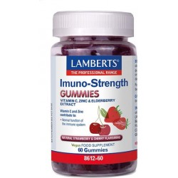 Lamberts Imuno-Strength Πολυβιταμίνη Κεράσι Φράουλα 60 ζελεδάκια