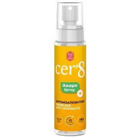Vican Cer'8 Άοσμη Εντομοαπωθητική Λοσιόν σε Spray με Ισχυρή Δράση 100ml 