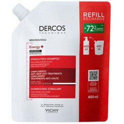 Vichy Dercos Energy+ Refill Σαμπουάν κατά της Τριχόπτωσης για Όλους τους Τύπους Μαλλιών 400ml