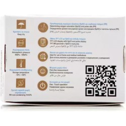 Alfacheck Smart Παλμικό Οξύμετρο Δακτύλου Γκρι